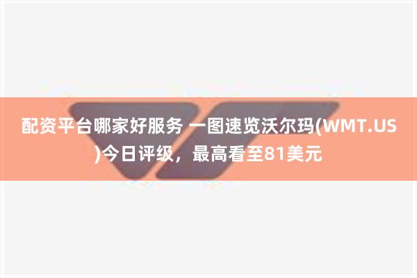 配资平台哪家好服务 一图速览沃尔玛(WMT.US)今日评级，最高看至81美元