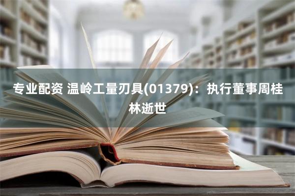 专业配资 温岭工量刃具(01379)：执行董事周桂林逝世